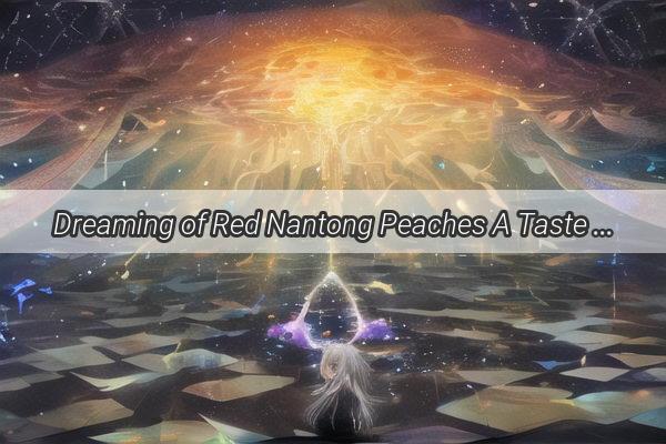 Dreaming of Red Nantong Peaches A Taste of Serenity in a Dreamy Fruit